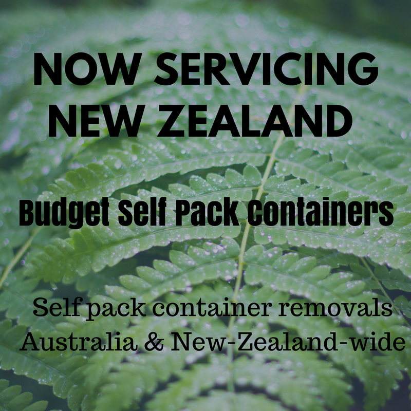 Budget Self Pack Container Removals Cheap Interstate Moves